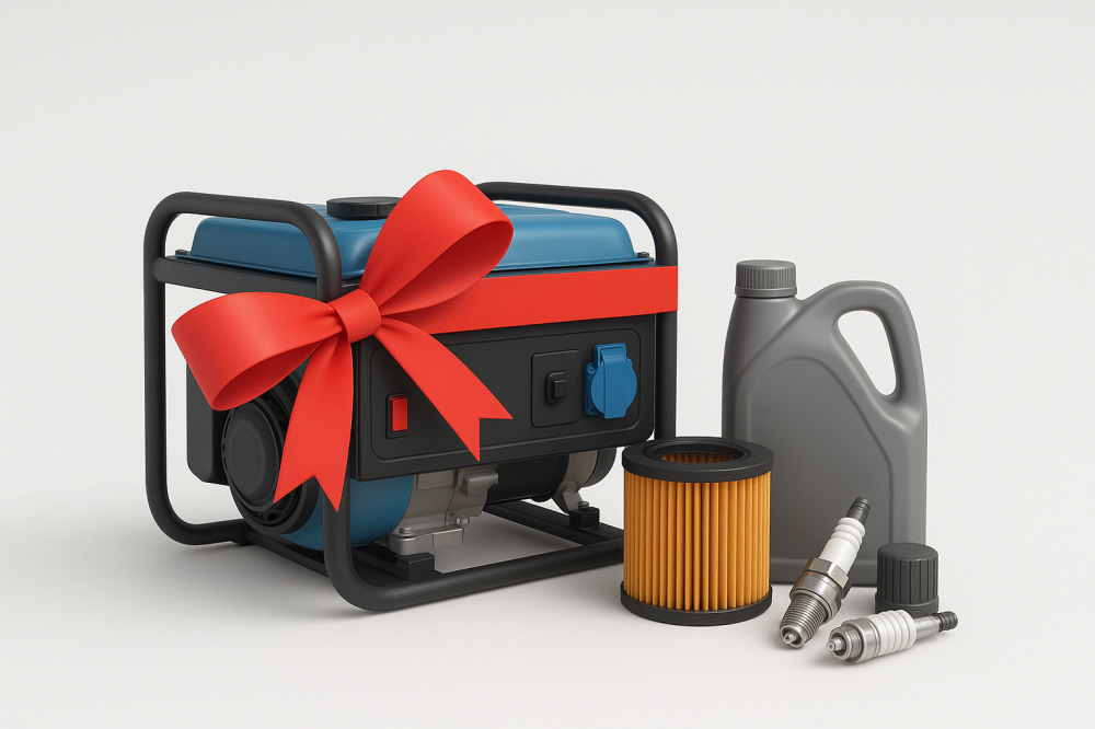 Бесплатные расходники для нулевого ТО при покупке генератора
