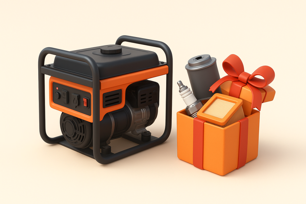 Набор ЗИП в подарок при покупке генератора